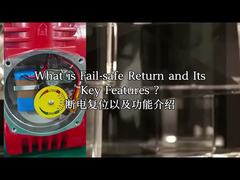 แอคชูเอเตอร์ไฟฟ้าป้องกันการระเบิด IP68 CSA รีเซ็ตเมื่อปิดเครื่อง Modbus